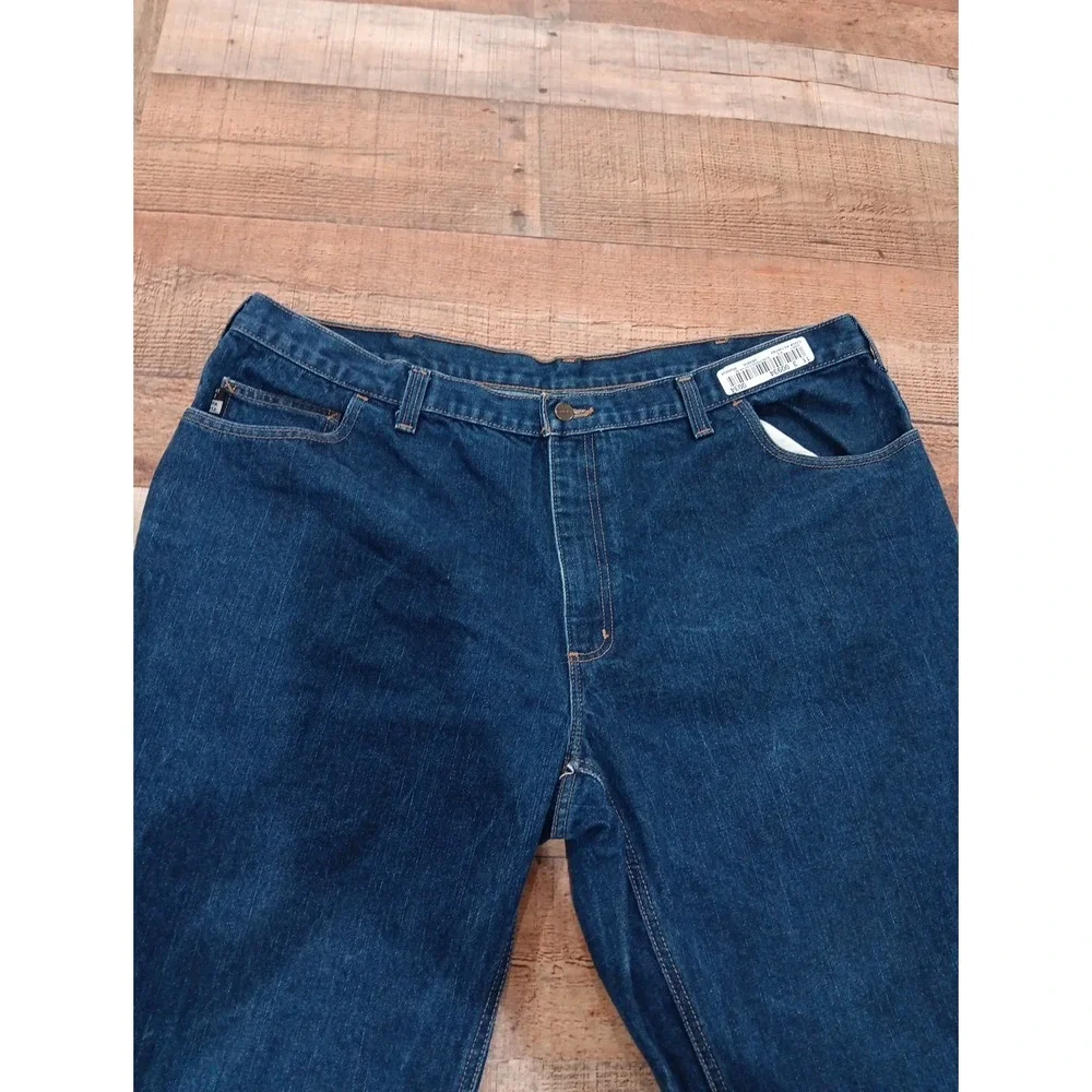 Carhartt FR Jeans Men 44x34 Flame Resistant HRC2 Workwear 280-83 Denim (2606)‎